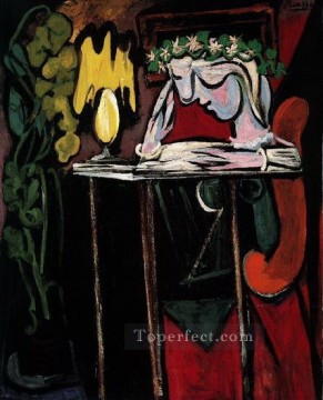 Pablo Picasso Painting - Mujer escribiendo Marie Therese Walter 1934 Pablo Picasso